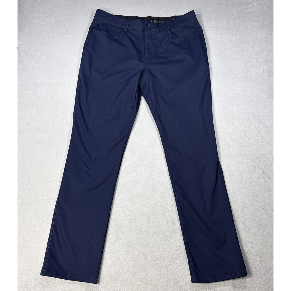 Pebble Beach Golf Pants Men's Size 36X 32 Actual 36X31 Bright Navy Blue